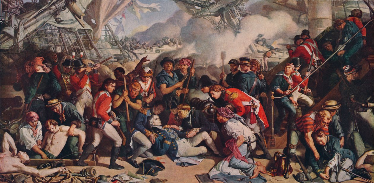 La morte di Nelson, 1859-64, 1938 da Daniel Maclise