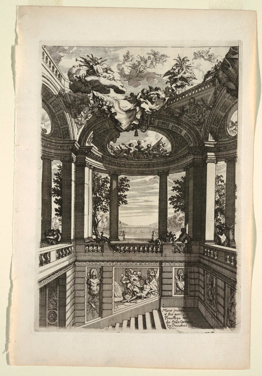 Piatto in Nouveaux livres de peintures de salles et d