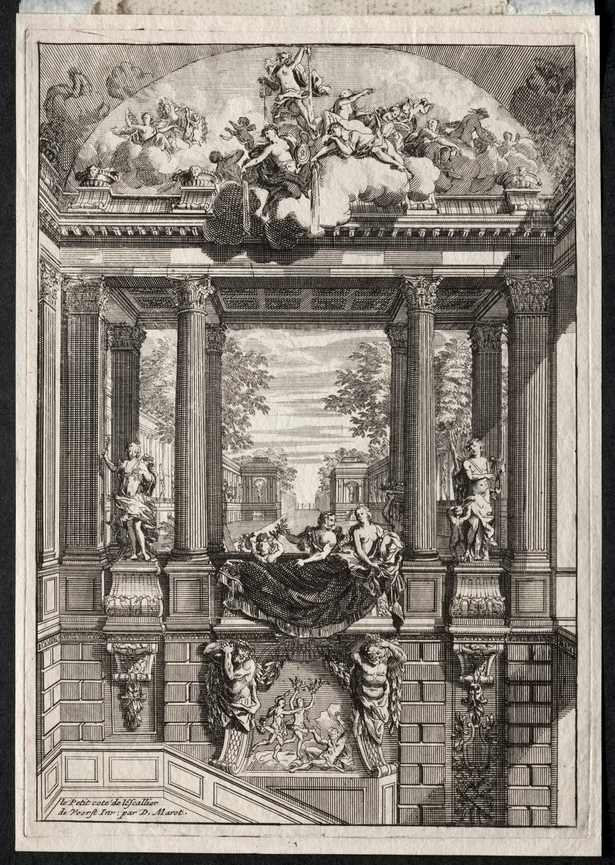 Scala al Palazzo di Voorst in Olanda da Daniel Marot