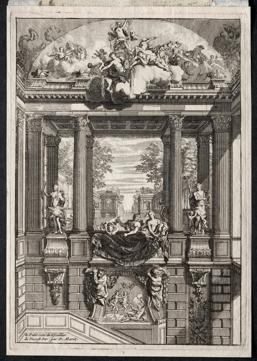Scala al Palazzo di Voorst in Olanda da Daniel Marot