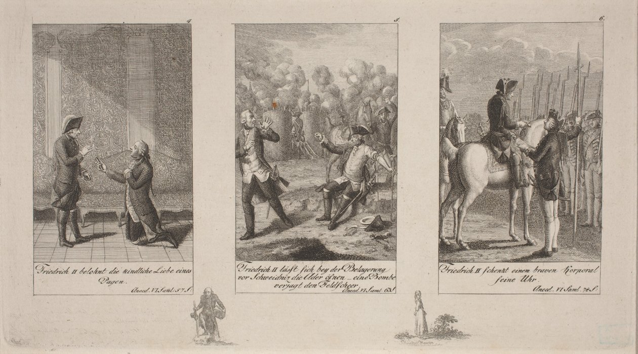 Aneddoti del re Federico II da Daniel Nikolaus Chodowiecki