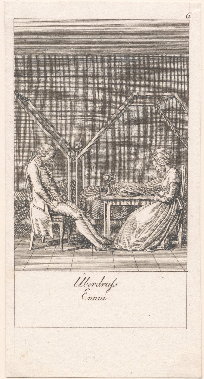 Motivi per il Matrimonio e le loro Conseguenze. Bl. 6 da Daniel Nikolaus Chodowiecki