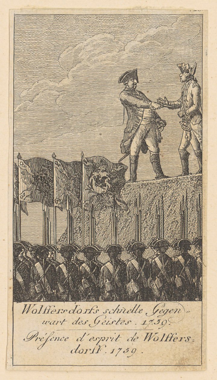 Foglio 10 delle “Scene di guerra del Brandeburgo” da Daniel Nikolaus Chodowiecki