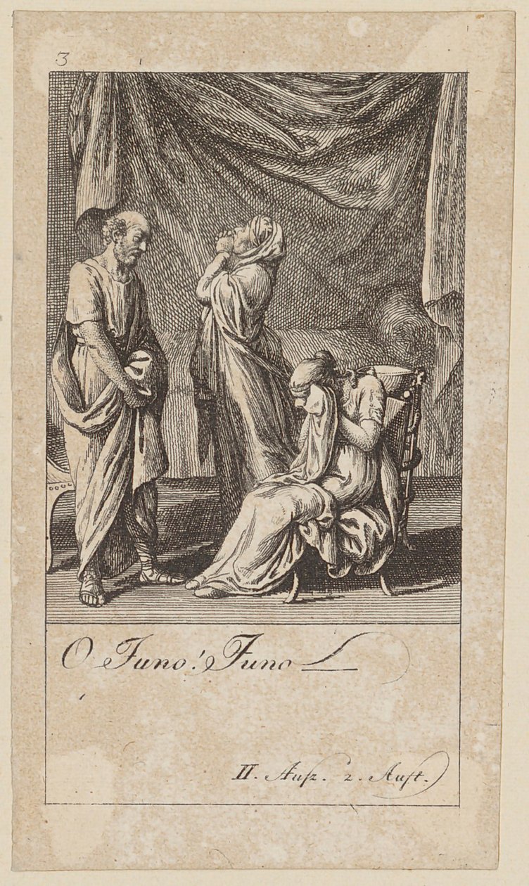 Tavola 3 per il "Coriolano" di Shakespeare da Daniel Nikolaus Chodowiecki