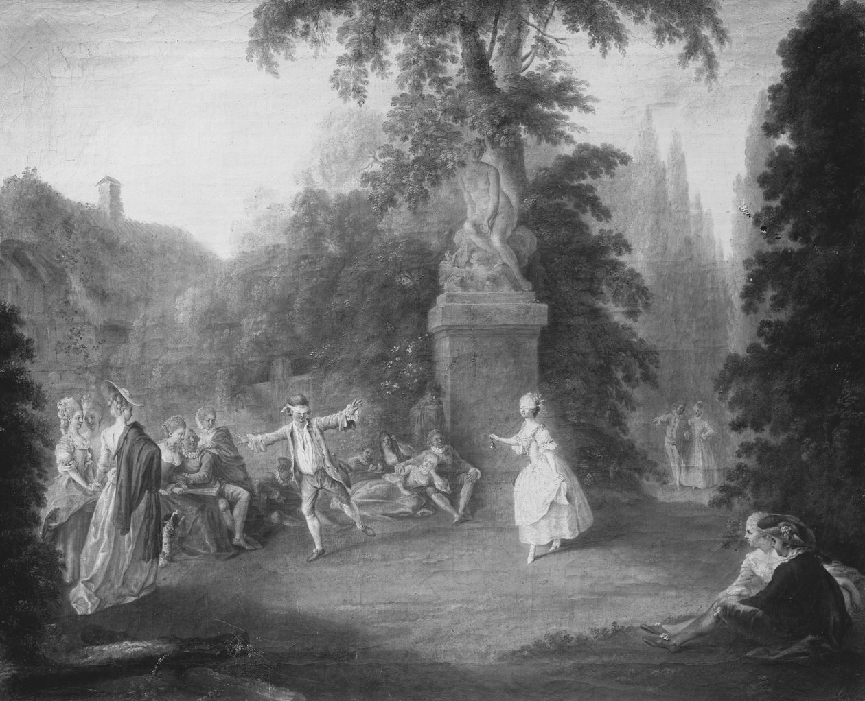 Il gioco della mosca cieca da Daniel Nikolaus Chodowiecki
