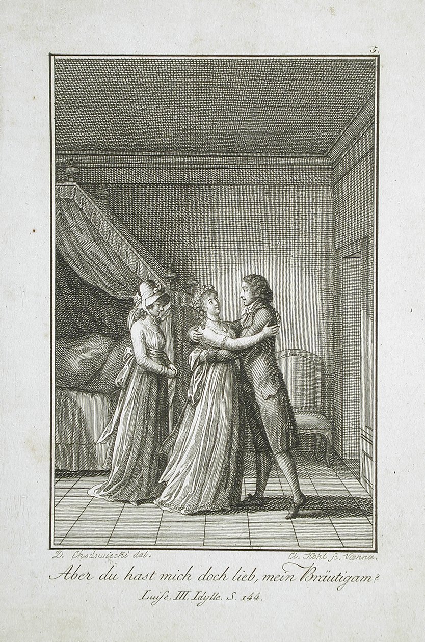 Illustrazione tratta dall’“Almanacco di Becker del 1798” da Daniel Nikolaus Chodowiecki