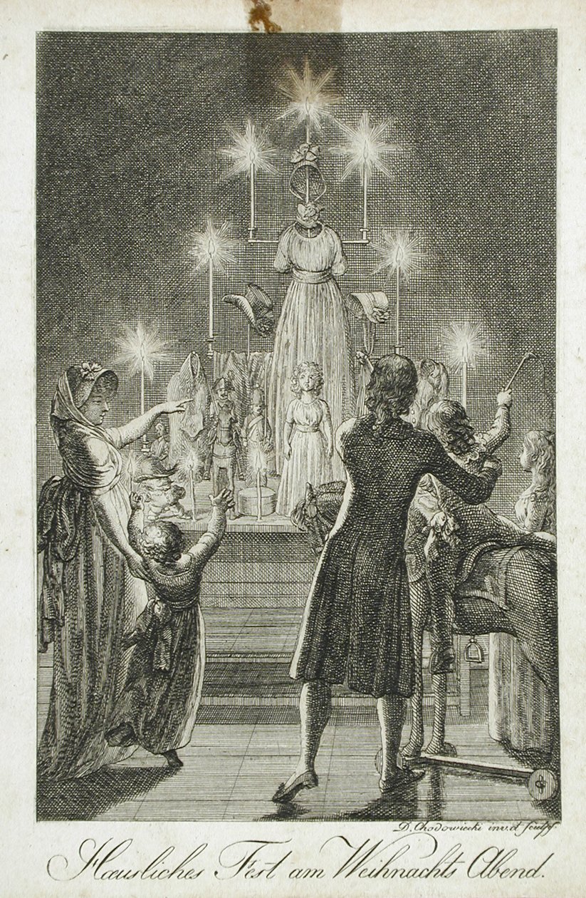 Illustrazione tratta da “L’Almanacco di Lang del 1799” da Daniel Nikolaus Chodowiecki