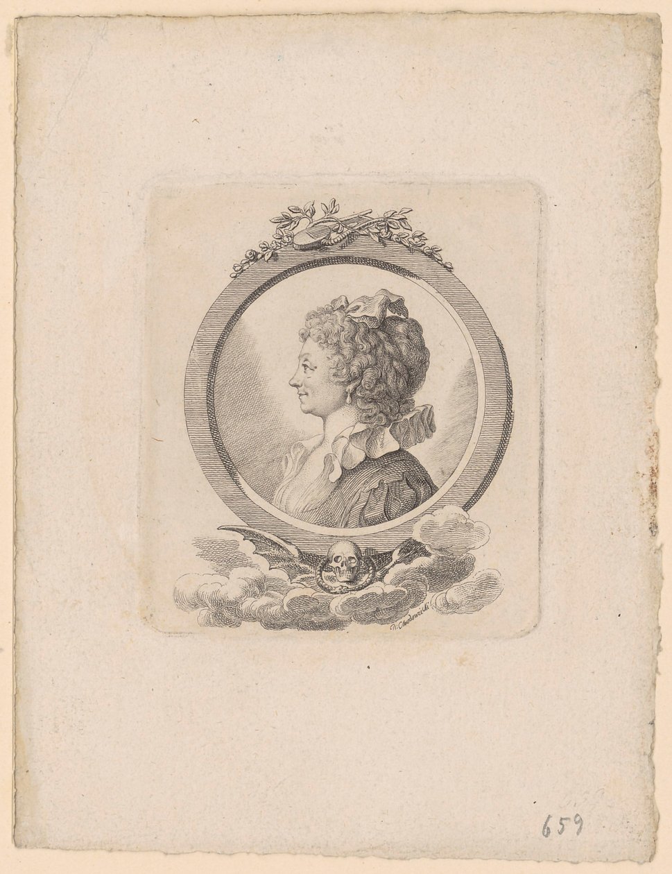 Ritratto di Sophie Schwarz, nata Becker da Daniel Nikolaus Chodowiecki