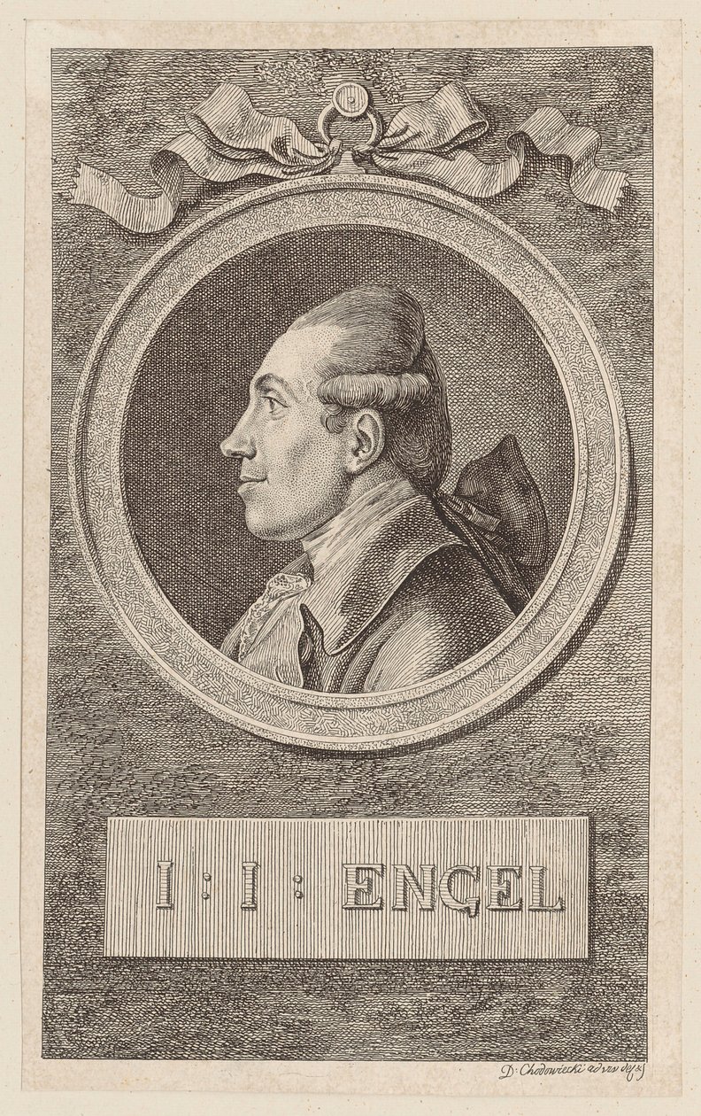 Ritratto di Johann Jakob Engel da Daniel Nikolaus Chodowiecki