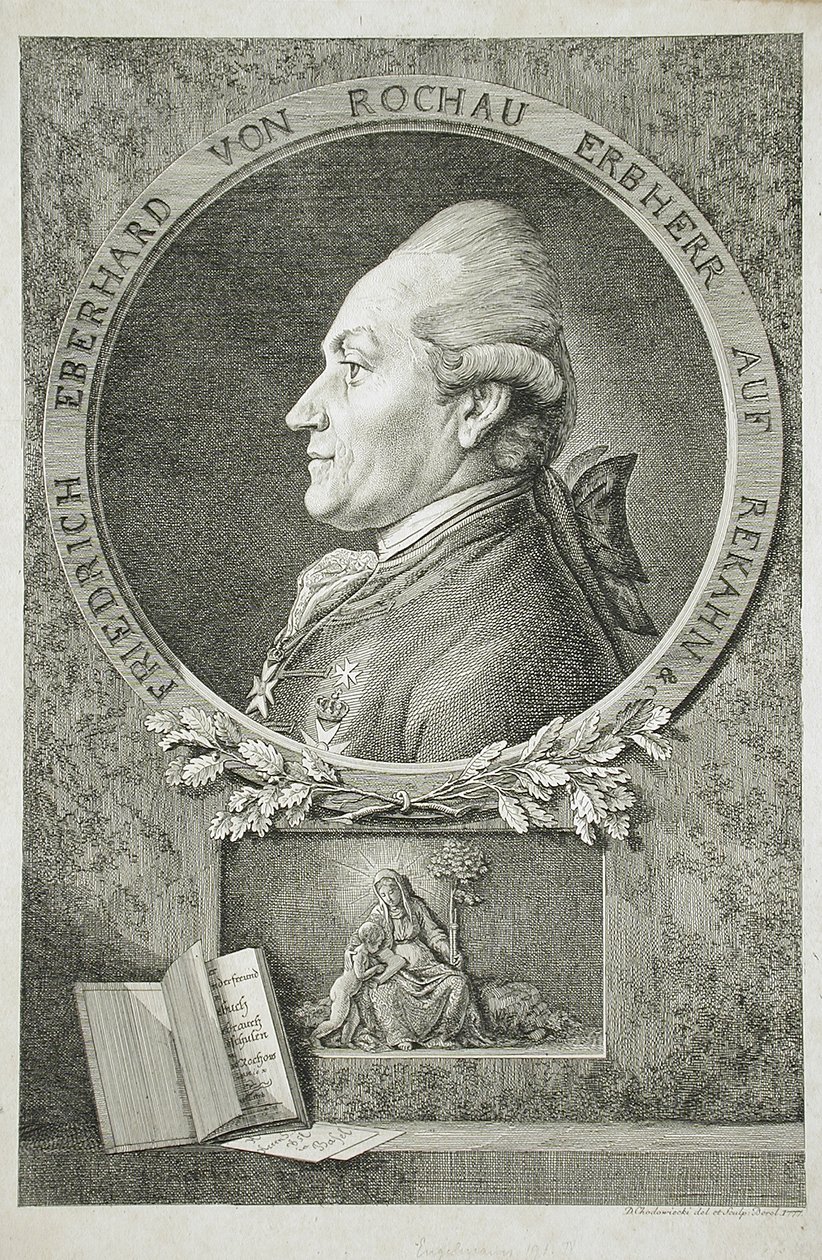 Ritratto di Friedrich Eberhard von Rochau da Daniel Nikolaus Chodowiecki