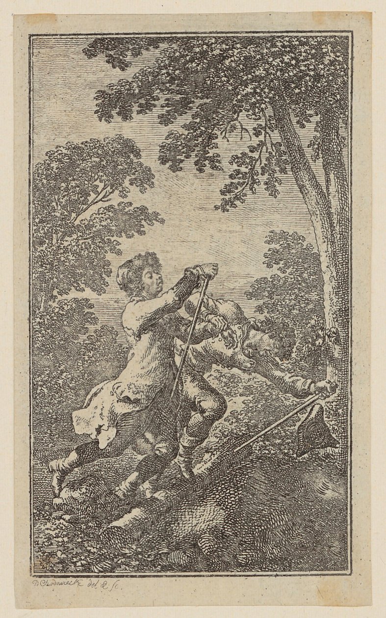 Incisione ispirata alla poesia "L