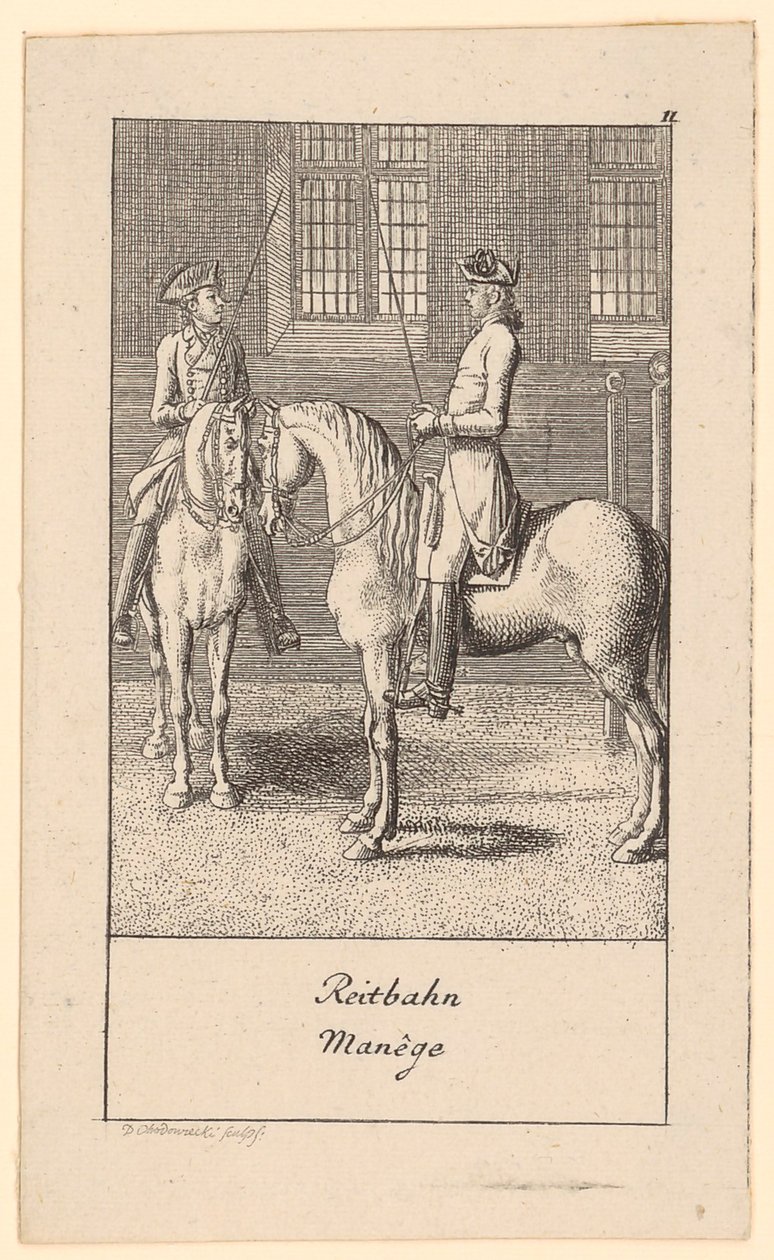 Maneggio da Daniel Nikolaus Chodowiecki