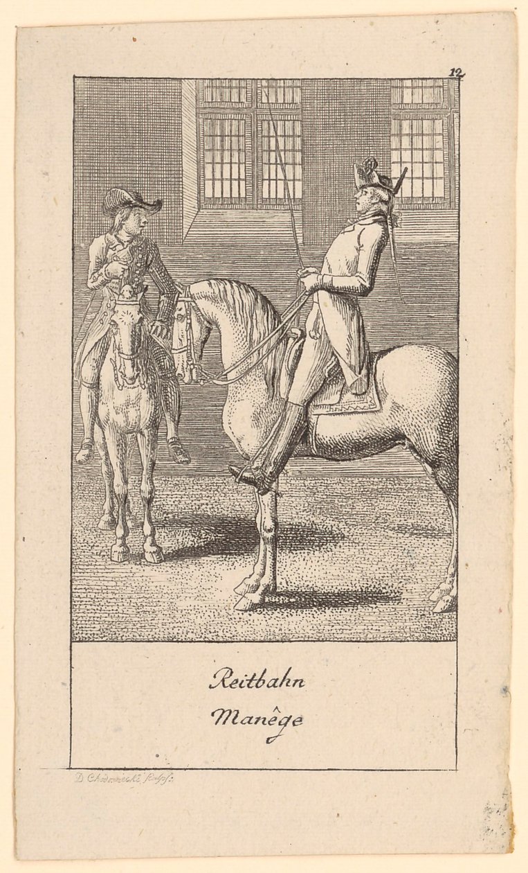 Maneggio da Daniel Nikolaus Chodowiecki