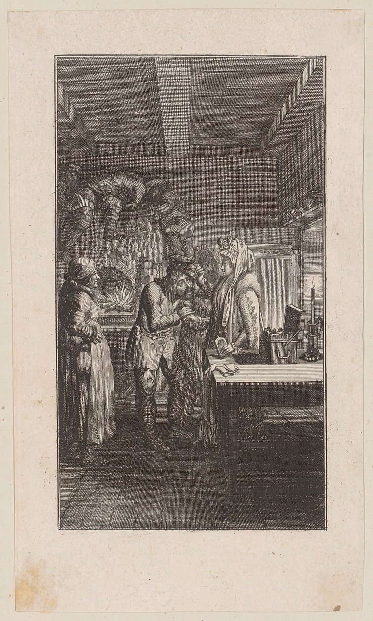 Incisione su rame che illustra l’opera di Storch “Dipinti di San Pietroburgo”, prima parte da Daniel Nikolaus Chodowiecki