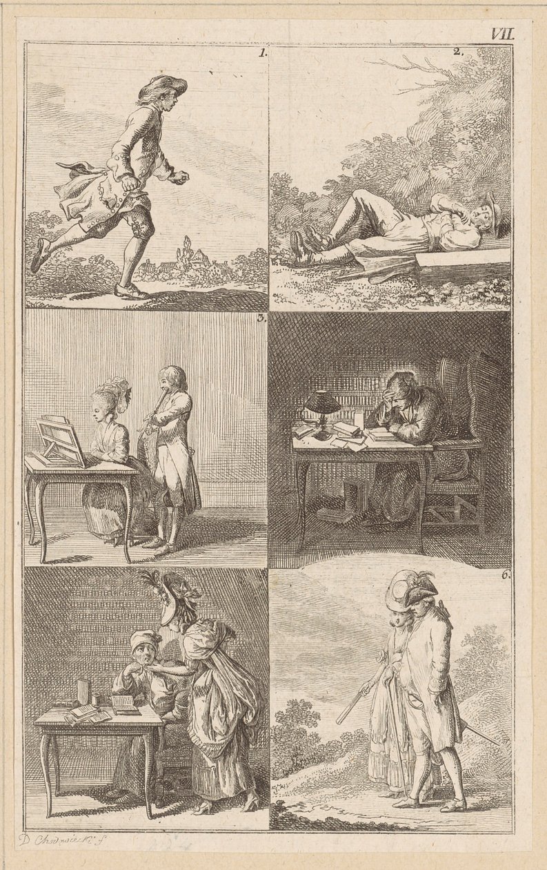 Senza titolo [VII] da Daniel Nikolaus Chodowiecki
