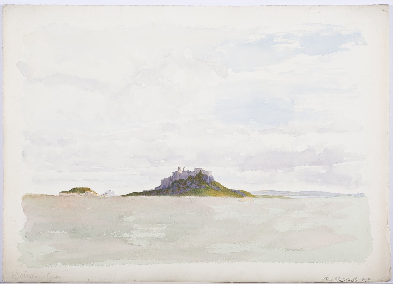 Castello di Holy Island, 1893 da Daniel Oliver
