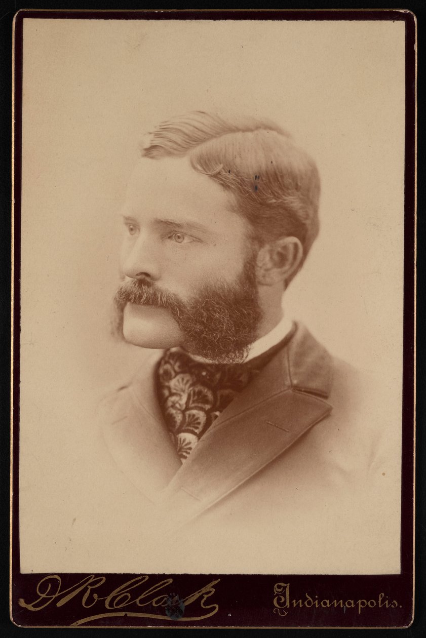 Ritratto di Barton Warren Evermann 1853-1932, prima del 1900 da Daniel R Clark
