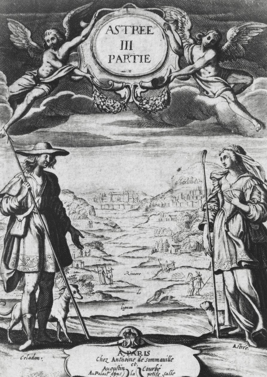 Astree e Celadon, illustrazione da 
