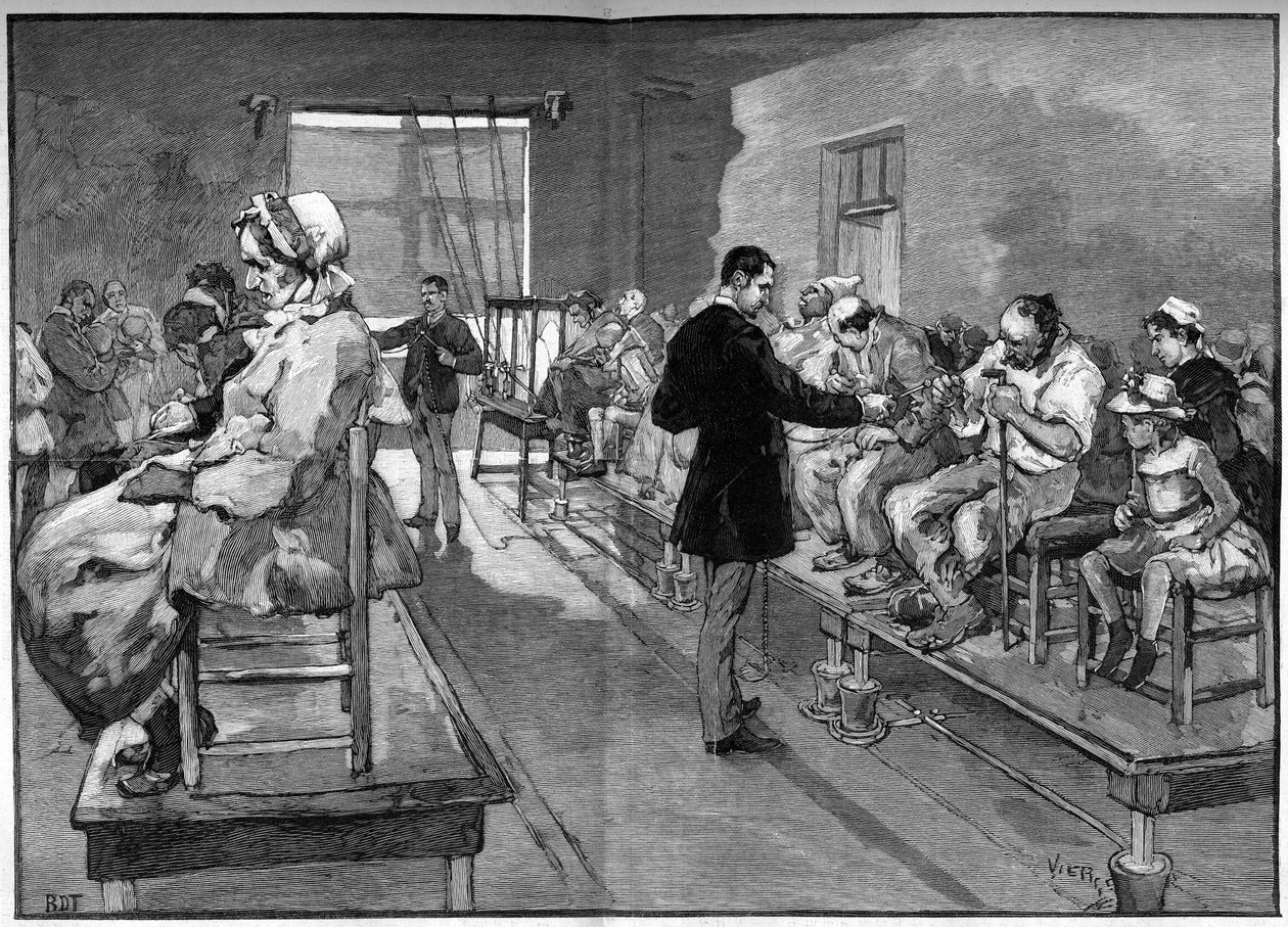 Elettroterapia della Salpetriere, qui i bagni elettrici e l