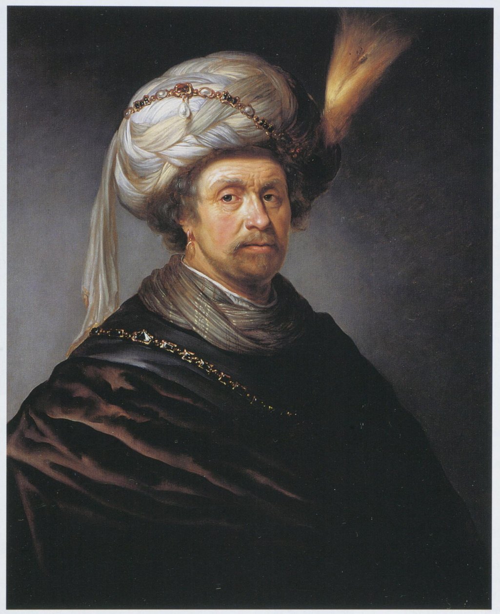 Daniel de Koninck - uomo con turbante da Daniël de Koninck