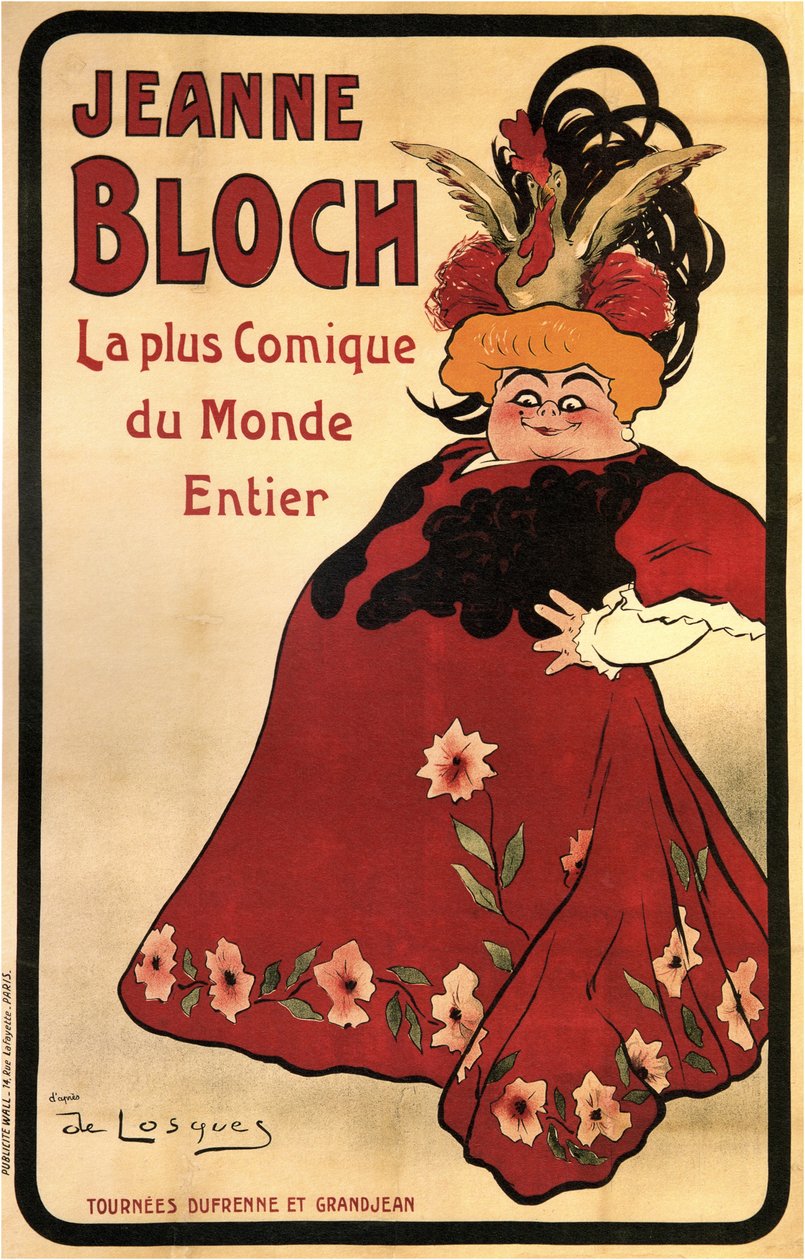 Jeanne Bloch, 1908 da Daniel de Losques