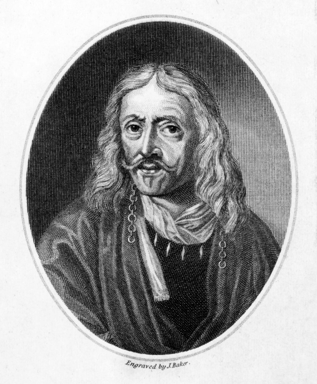 Johannes Hevelius, inciso da J. Baker da Daniel the Younger Schultz