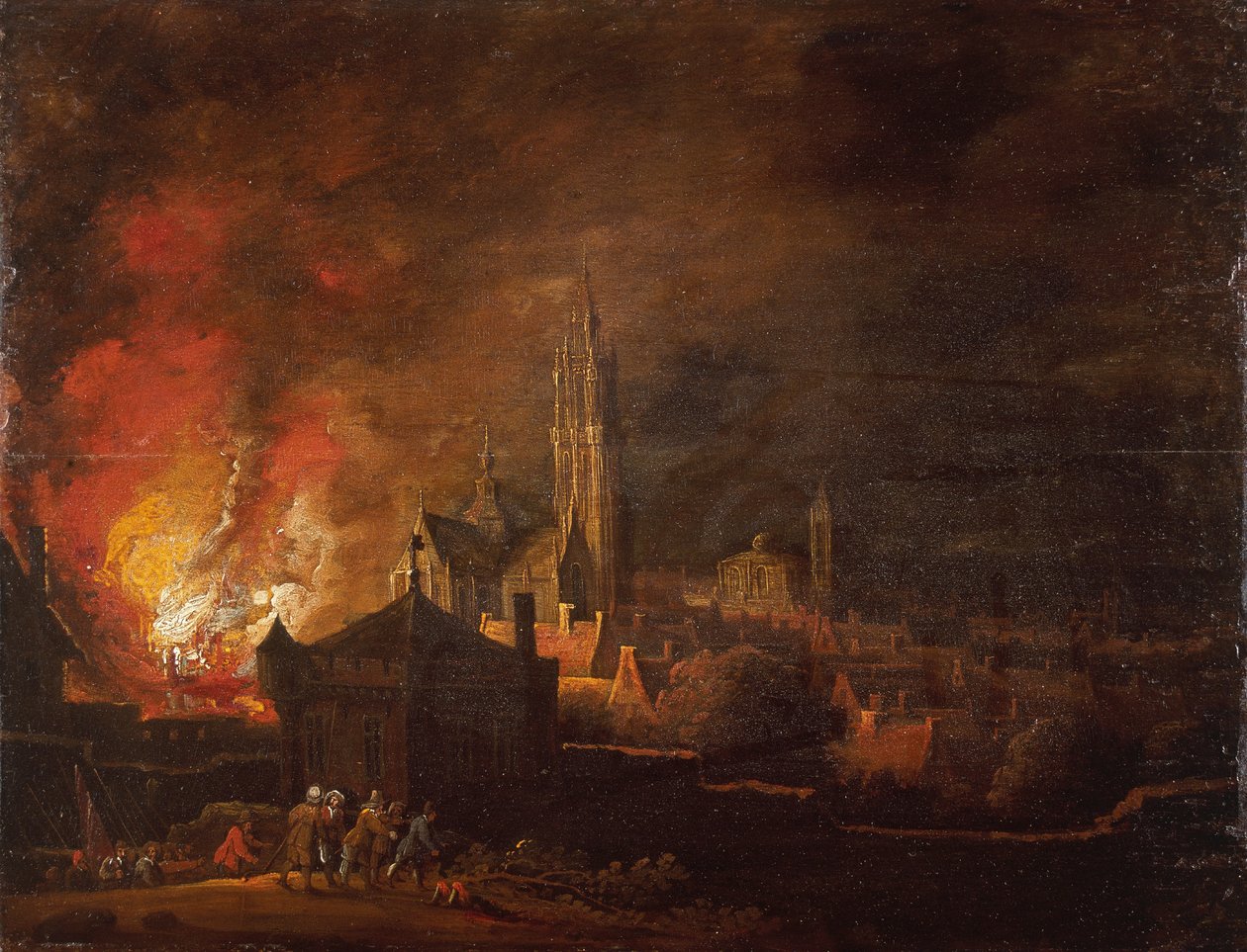 Incendio di Anversa da Daniel van Heil