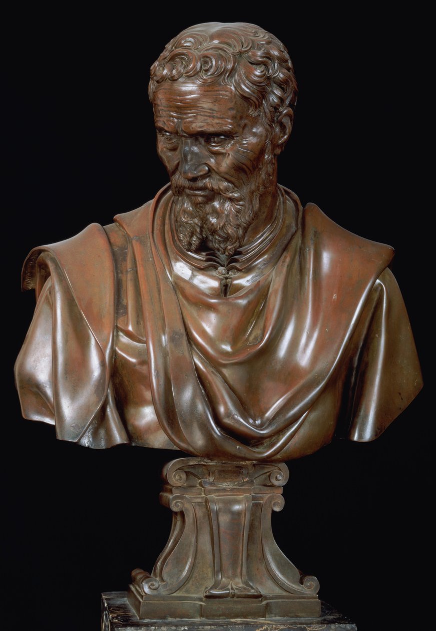 Busto ritratto di Michelangelo Buonarroti (1475-1564) da Daniele da Volterra