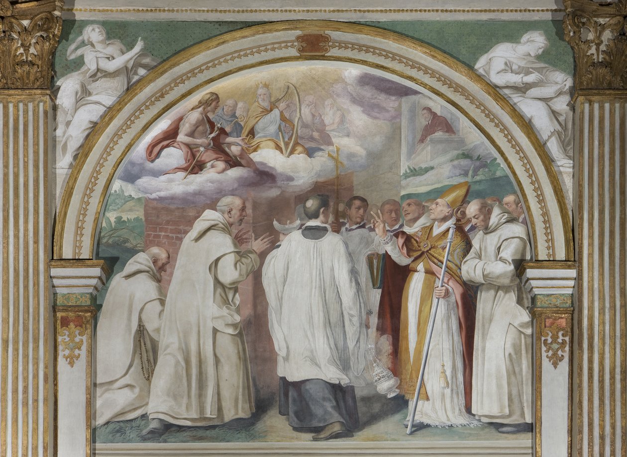 San Ugo fondatore del primo monastero certosino da Daniele Crespi