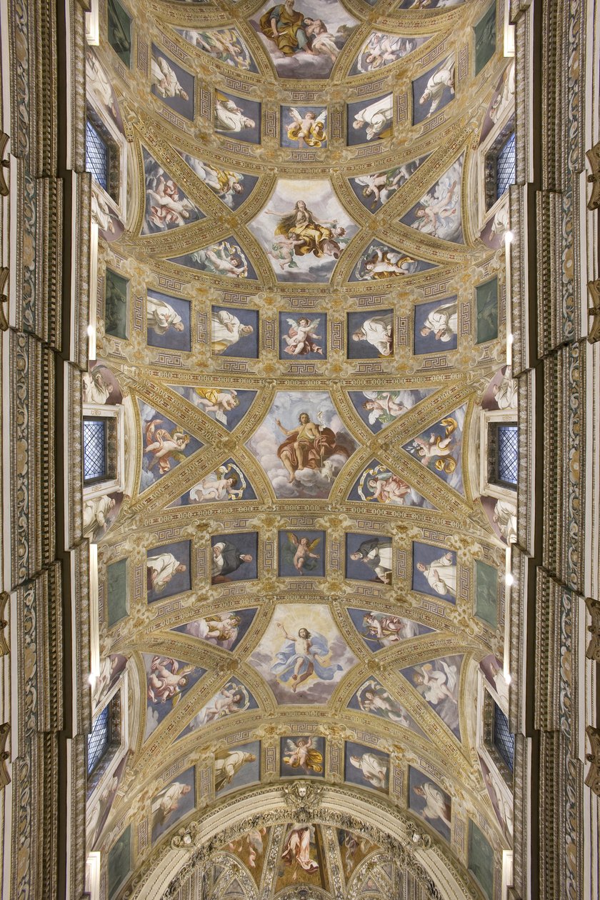 Volta della navata centrale, Chiesa di S. Maria Assunta da Daniele Crespi