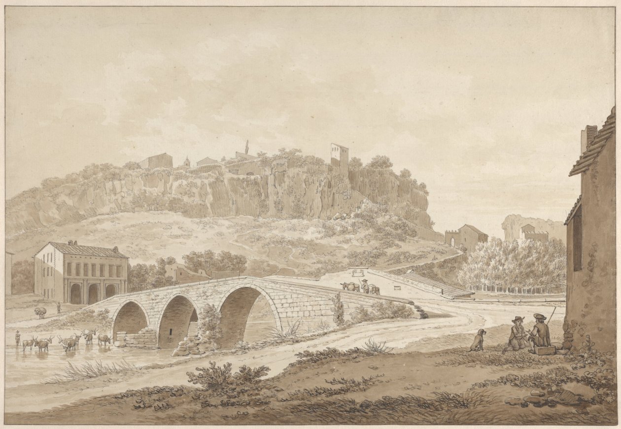 Veduta di Civita Castellana da Daniël Dupré