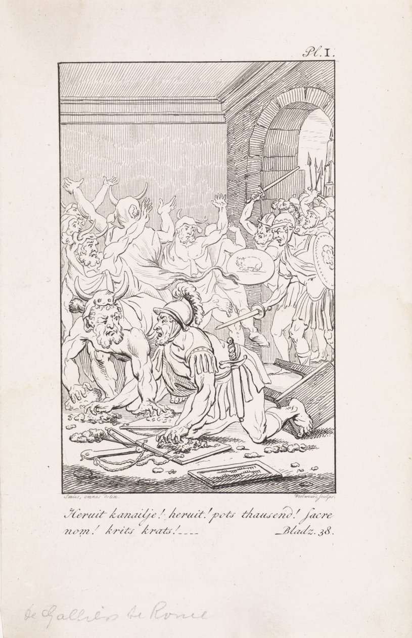 Soldati e uomini con pelli da Daniël Veelwaard (I)