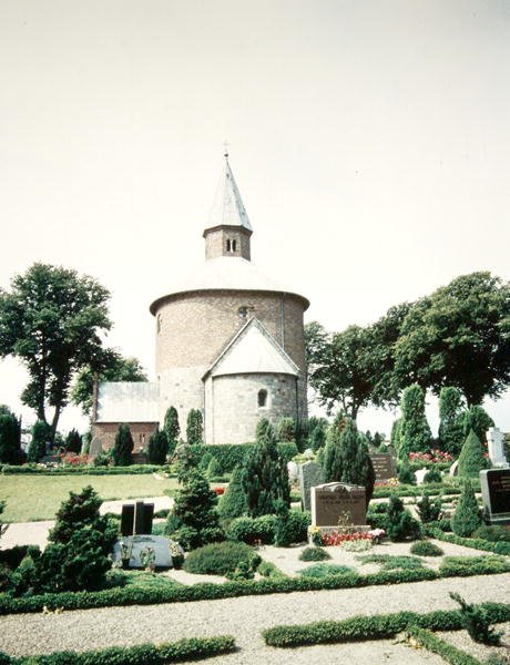 Chiesa di Bjernede, costruita 1125-75 da Danish School