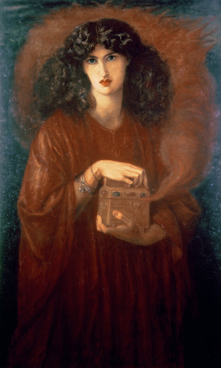 Pandora, 1871 da Dante Gabriel Charles Rossetti