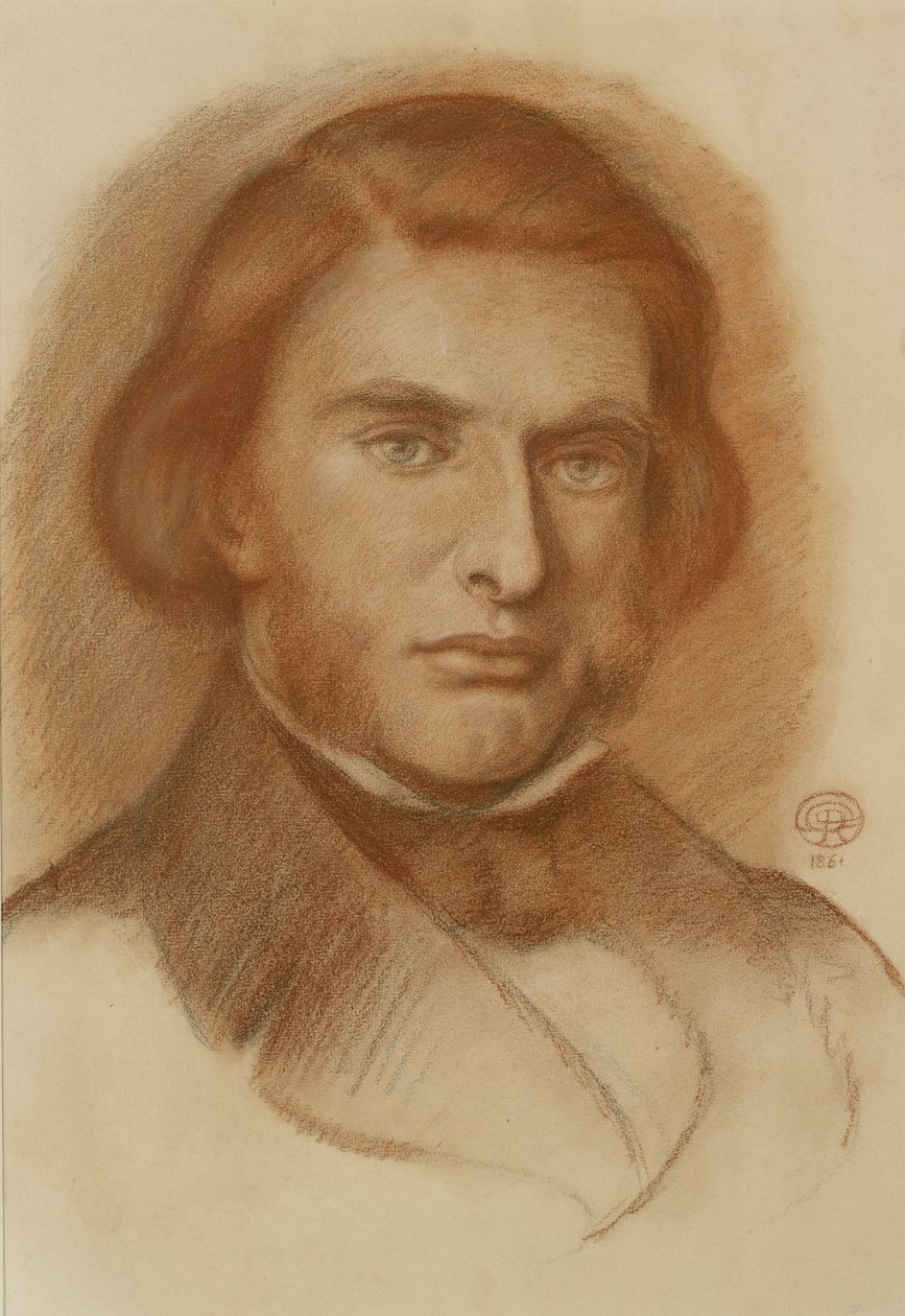 Ritratto di John Ruskin, 1861 da Dante Gabriel Charles Rossetti