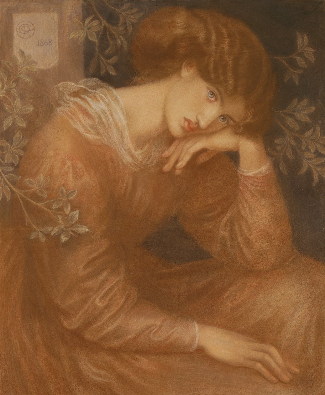 Reverie, 1868 da Dante Gabriel Charles Rossetti