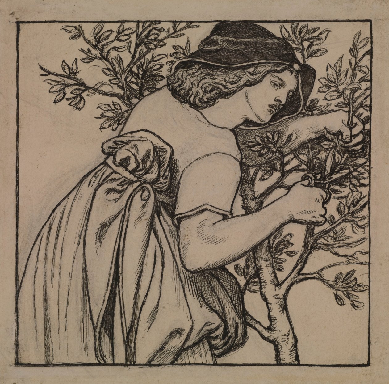 La luna di miele di Re René da Dante Gabriel Charles Rossetti