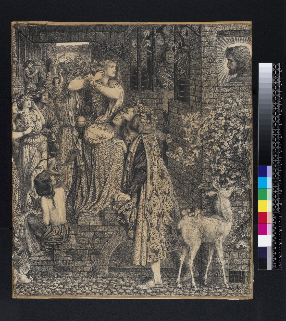 Maria Maddalena alla porta di Simone il Fariseo, 1853-9 da Dante Gabriel Charles Rossetti
