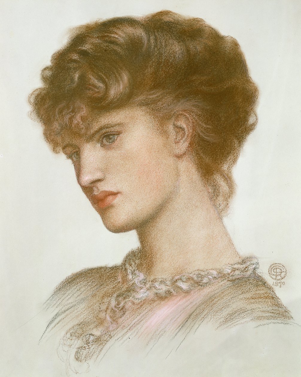 Ritratto di Aglaia Coronio (nata Ionides) 1870 da Dante Gabriel Charles Rossetti