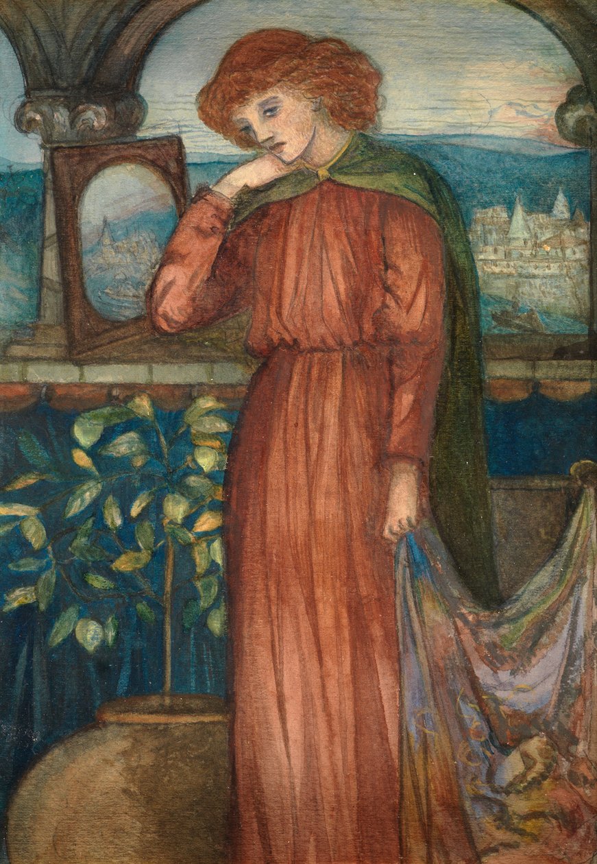 La Signora di Shalott da Dante Gabriel Charles Rossetti