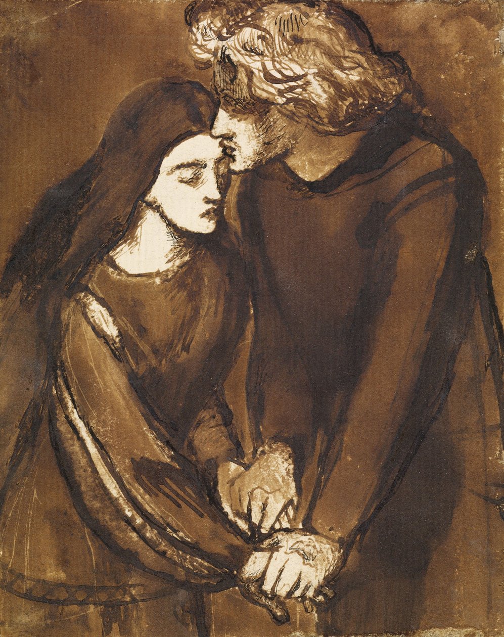 Due amanti da Dante Gabriel Charles Rossetti
