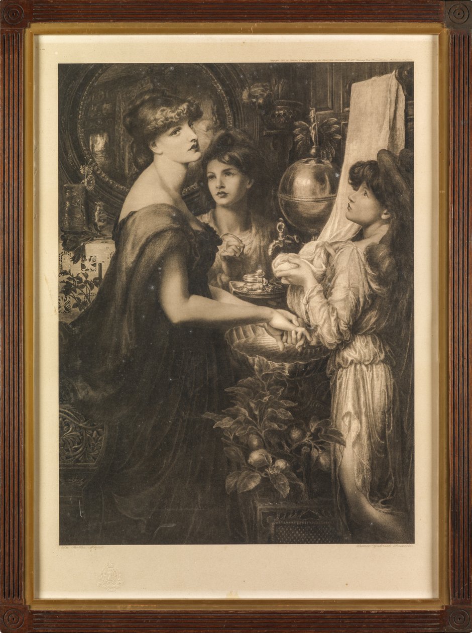 La Bella Mano da Dante Gabriel (after) Rossetti