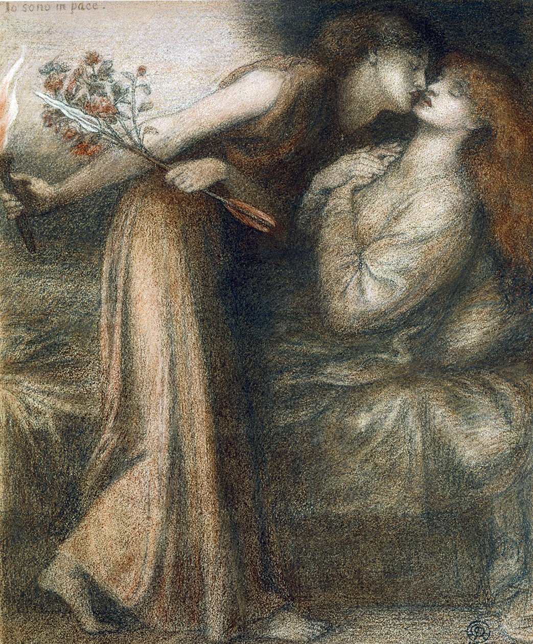 Il sogno di Dante nel giorno della morte di Beatrice da Dante Gabriel Charles Rossetti