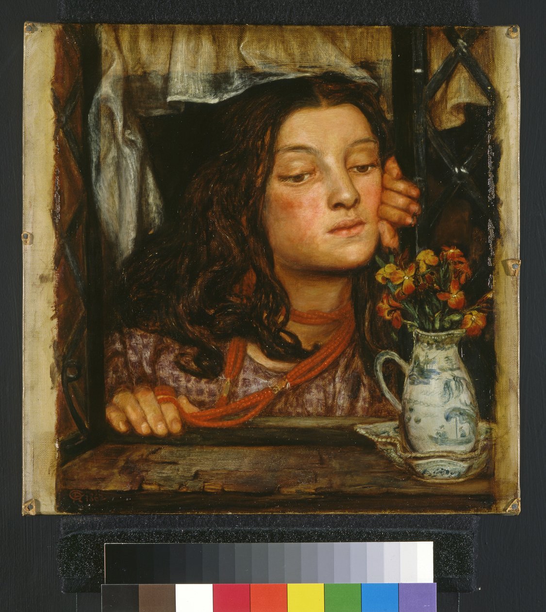 Ragazza alla grata, 1862 da Dante Gabriel Charles Rossetti