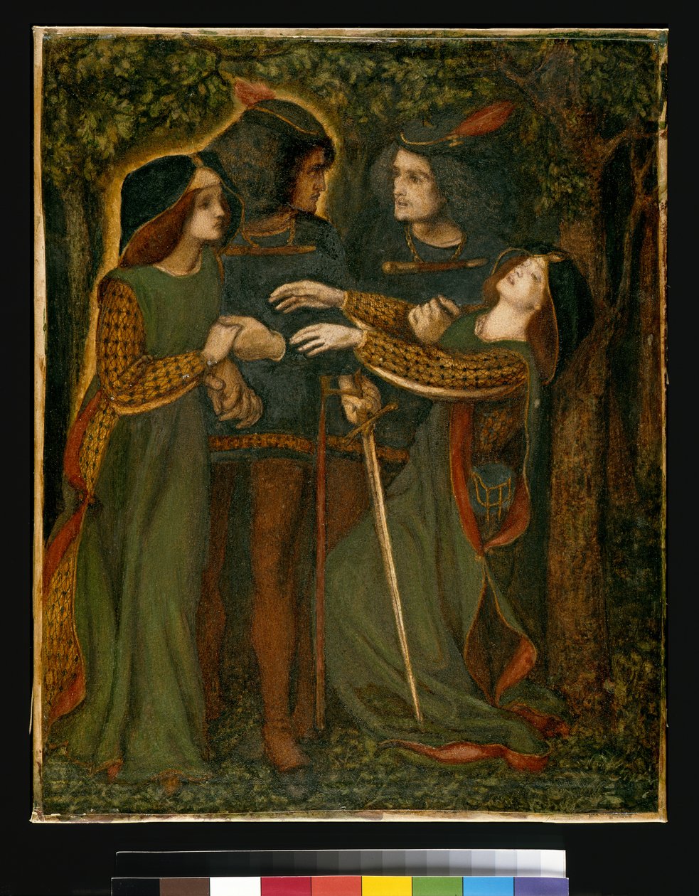 Come si incontrarono, c.1850-60 da Dante Gabriel Charles Rossetti