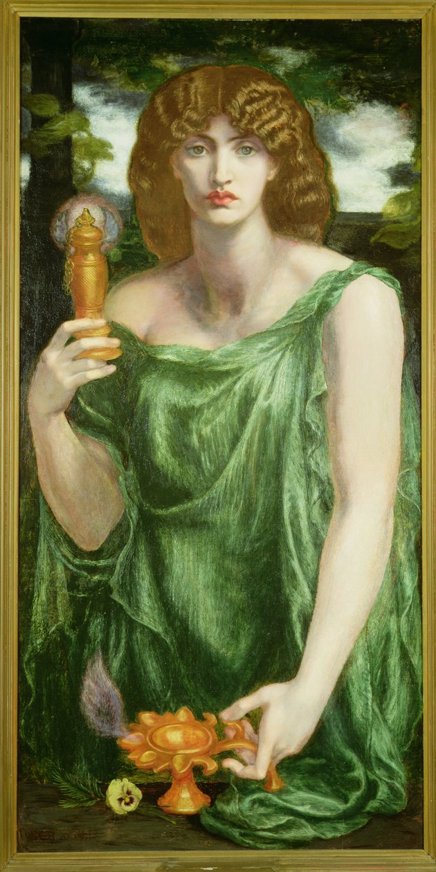 Mnesmosyne da Dante Gabriel Charles Rossetti