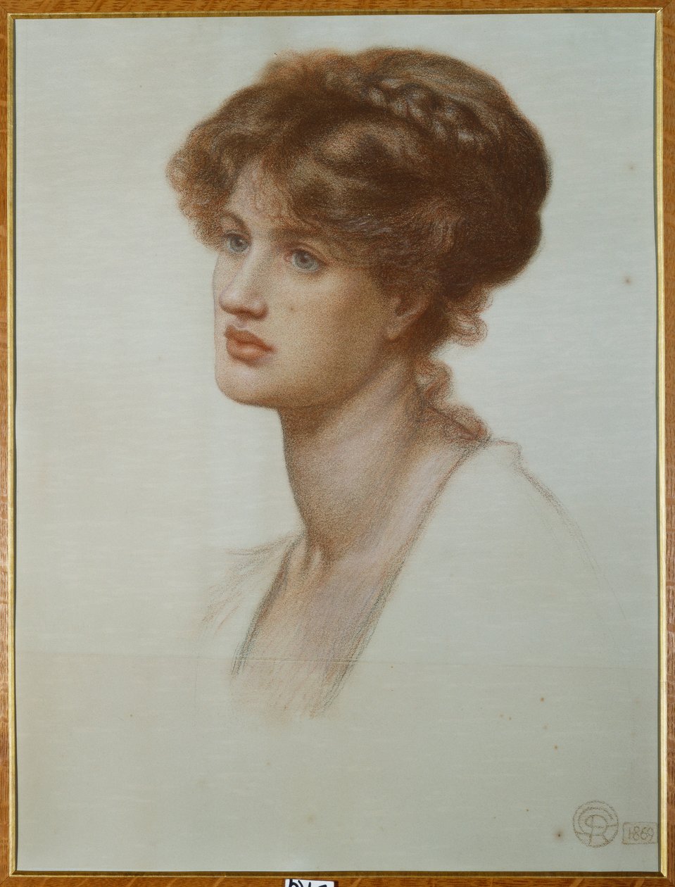 Ritratto della signora William J. Stillman, busto, 1869 da Dante Gabriel Charles Rossetti