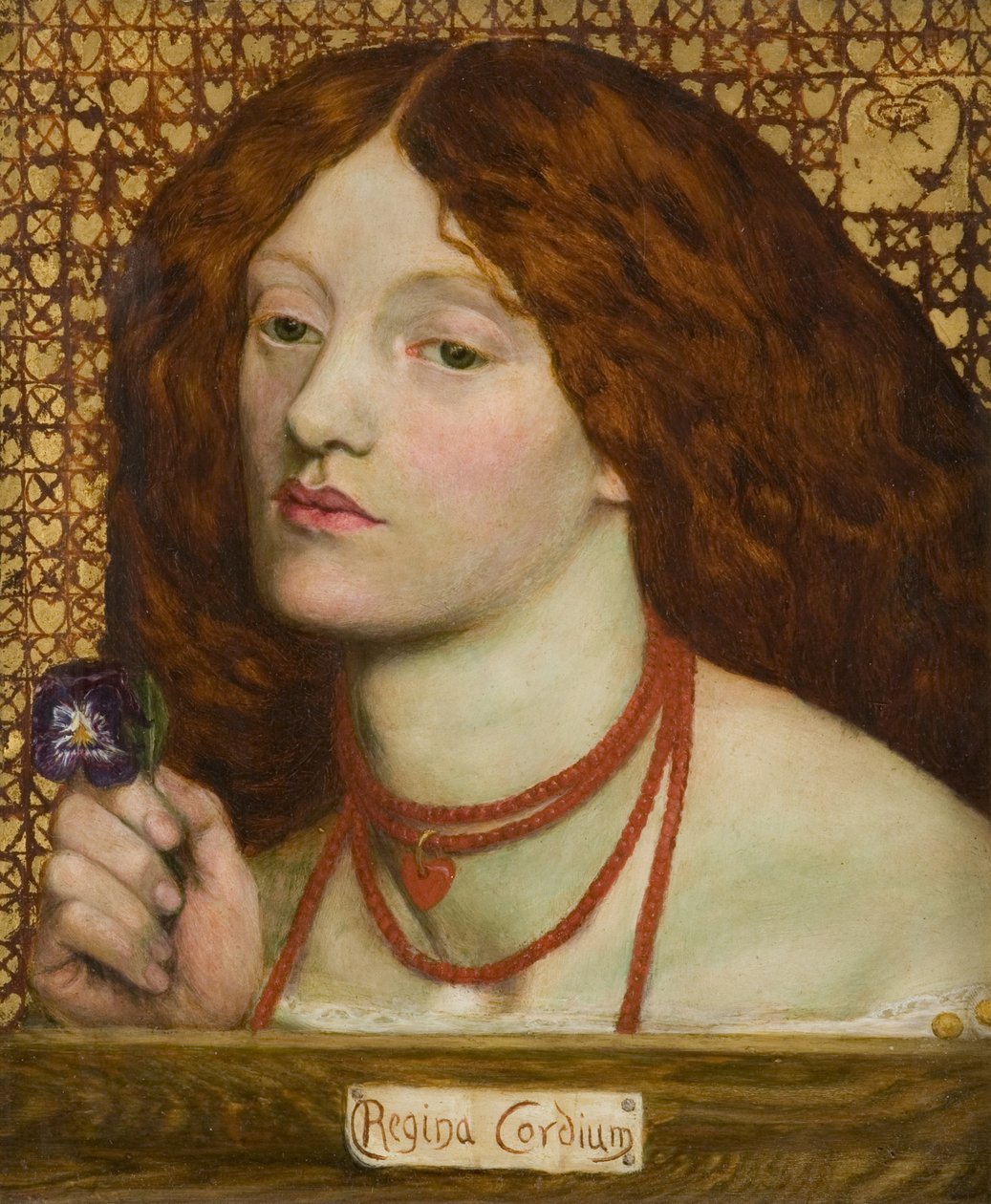 Regina Cordium (Regina di cuori) da Dante Gabriel Charles Rossetti
