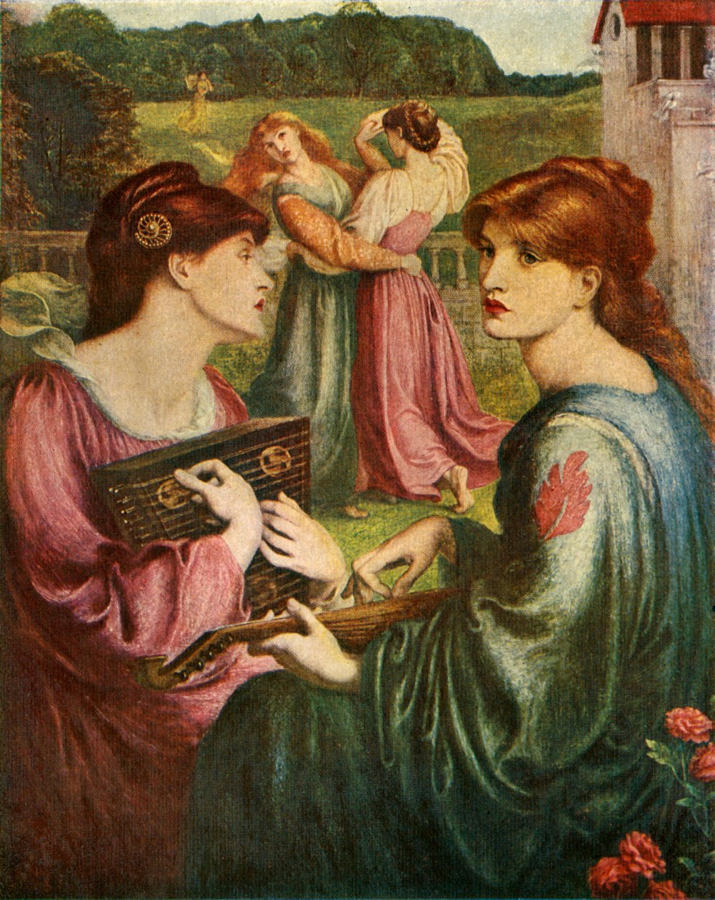 Il prato del pergolato, 1850-1872 da Dante Gabriel Charles Rossetti