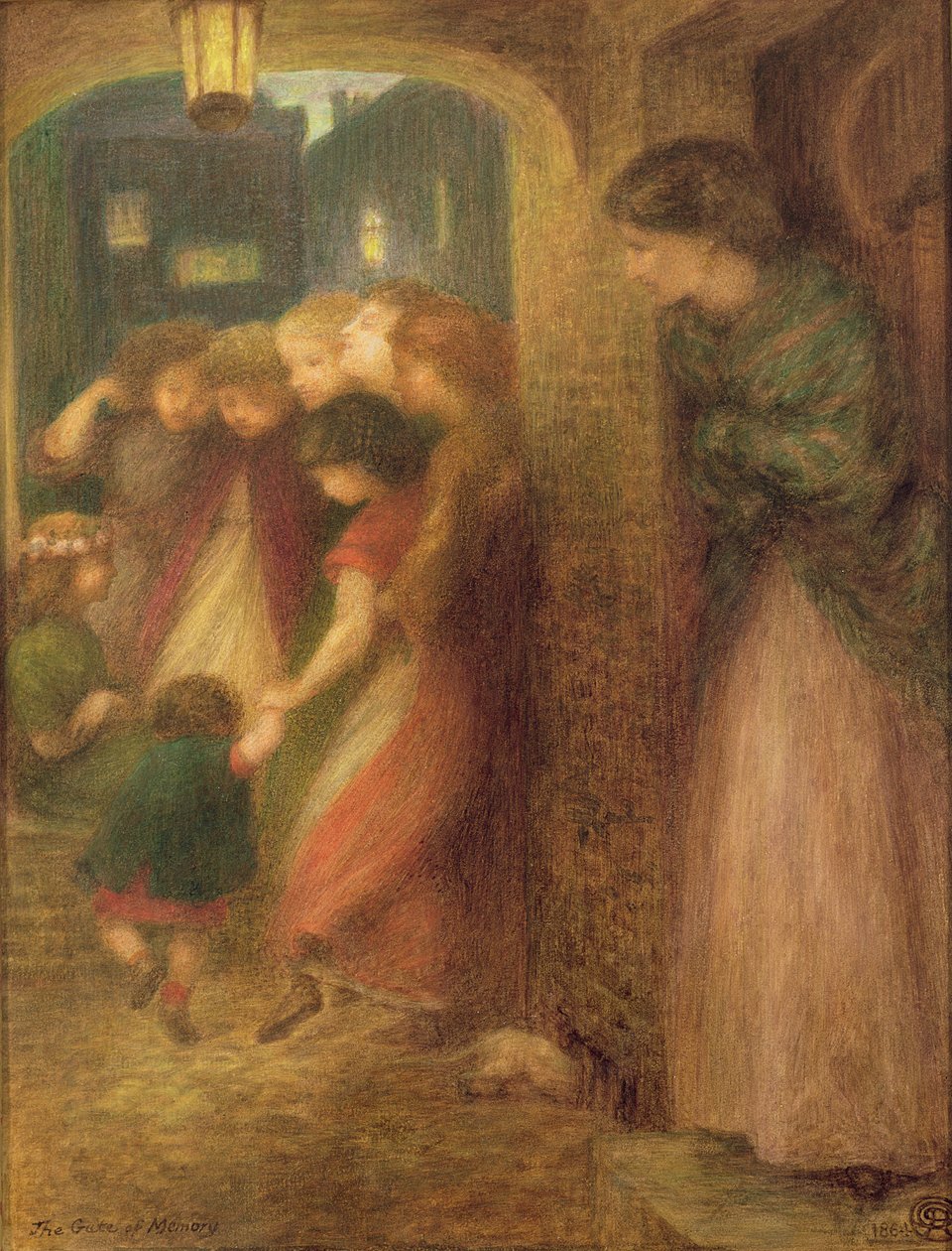 La porta della memoria, 1864 da Dante Gabriel Charles Rossetti